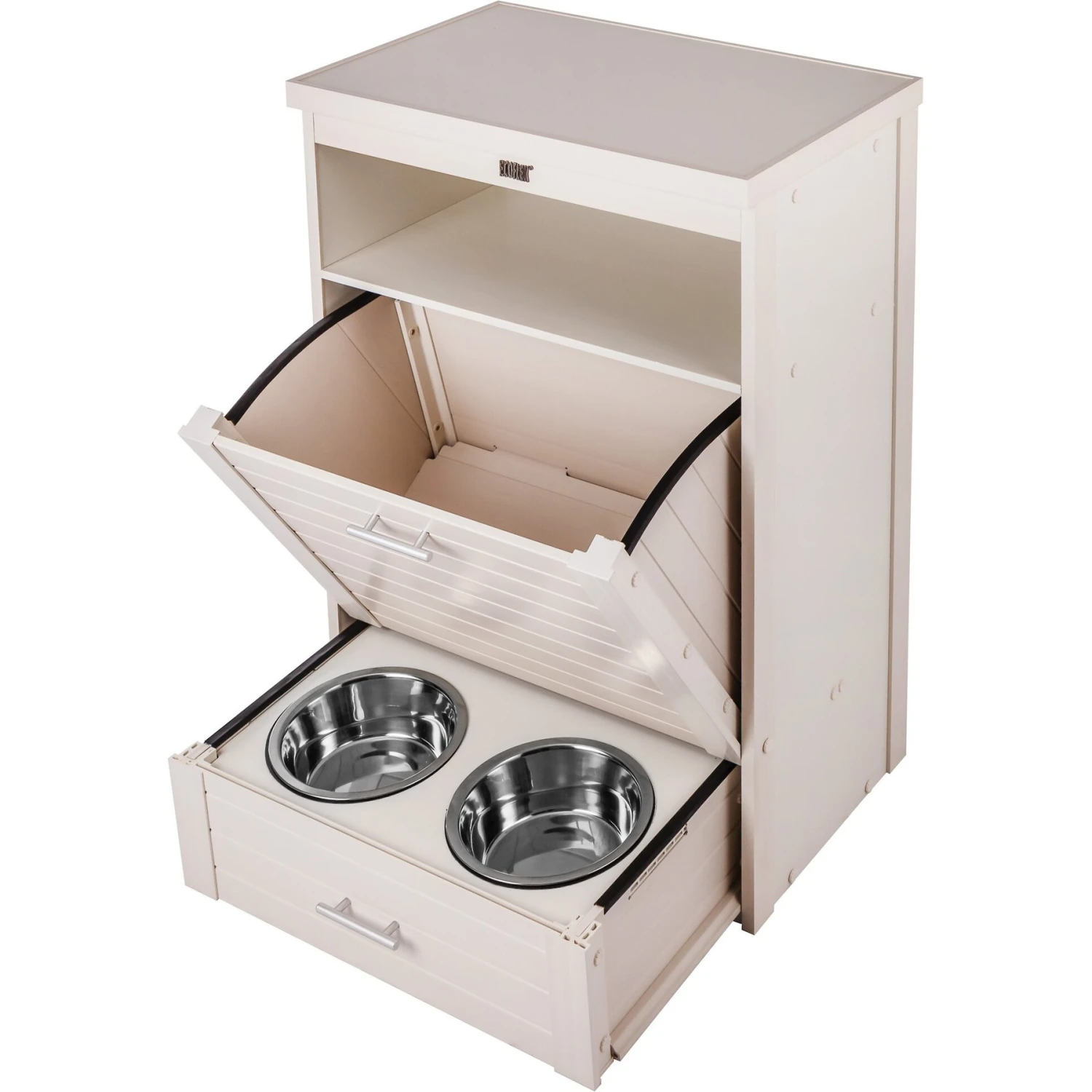 New Age Pet Dog Food Pantry W/ Double Bowl 8 New Age Pet Dog Food Pantry W/ Double Bowl - Image 6