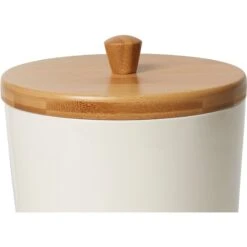 Frisco Melamine Dog & Cat Treat Jar With Bamboo Lid -Dog Supplies 232068 PT2. AC SS1800 V1605110573