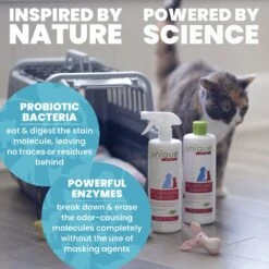 Unique Pet Care Ready To Use Pet Odor & Stain Eliminator, 24-oz Bottle -Dog Supplies 232906 PT4. AC SS1800 V1643912486