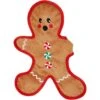 Frisco Holiday Gingerbread Man Flat Plush Squeaky Dog Toy -Dog Supplies 233241 MAIN. AC SS1800 V1694813159