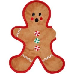 Frisco Holiday Gingerbread Man Flat Plush Squeaky Dog Toy 11 Frisco Holiday Gingerbread Man Flat Plush Squeaky Dog Toy -Dog Supplies 233241 PT3. AC SS1800 V1600872370