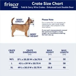 Frisco Heavy Duty Enhanced Lock Double Door Fold & Carry Wire Dog Crate & Mat Kit 12 Frisco Heavy Duty Enhanced Lock Double Door Fold & Carry Wire Dog Crate & Mat Kit -Dog Supplies 233736 PT2. AC SS1800 V1667228087