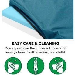 FurHaven Deluxe Oxford Cooling Gel Indoor/Outdoor Dog & Cat Bed With Removable Cover -Dog Supplies 238827 PT7. AC SS1800 V1627619192