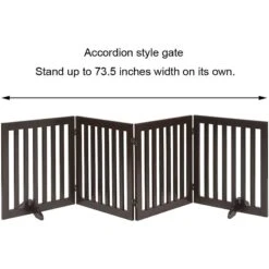 Unipaws 4 Panel Free Standing Dog Gate 13 Unipaws 4 Panel Free Standing Dog Gate -Dog Supplies 241588 PT4. AC SS1800 V1600388190