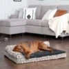 FurHaven Southwest Kilim Cooling Gel Deluxe Chaise Dog & Cat Bed -Dog Supplies 244452 MAIN. AC SS1800 V1602318676