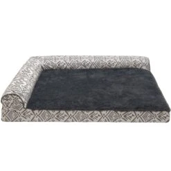 FurHaven Southwest Kilim Cooling Gel Deluxe Chaise Dog & Cat Bed -Dog Supplies 244452 PT2. AC SS1800 V1602339371