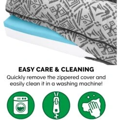 FurHaven Southwest Kilim Cooling Gel Deluxe Chaise Dog & Cat Bed -Dog Supplies 244452 PT7. AC SS1800 V1602288989