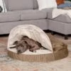 FurHaven Wave Fur & Velvet Orthopedic Snuggery Dog & Cat Bed -Dog Supplies 244490 MAIN. AC SS1800 V1602795423