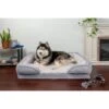 FurHaven Velvet Waves Perfect Comfort Memory Foam Bolster Cat & Dog Bed With Removable Cover -Dog Supplies 244642 MAIN. AC SS1800 V1602796633