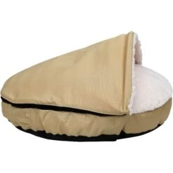 HappyCare Textiles Durable Oxford To Sherpa Pet Cave Covered Cat & Dog Bed With Removable Cover -Dog Supplies 245752 PT1. AC SS1800 V1596059766