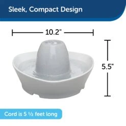 PetSafe Creekside Quiet Dog & Cat Fountain, 60-oz -Dog Supplies 247077 PT4. AC SS1800 V1596725777