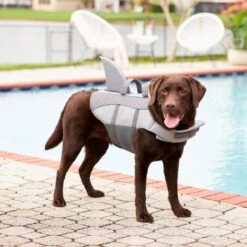 Frisco Shark Dog Life Jacket -Dog Supplies 247887 PT7. AC SS1800 V1616505777
