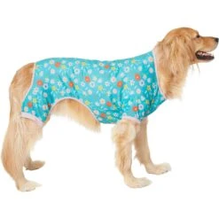Frisco Teal Floral Dog & Cat Jersey PJs 11 Frisco Teal Floral Dog & Cat Jersey PJs -Dog Supplies 249132 PT2. AC SS1800 V1637674341