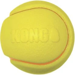 KONG Squeezz Tennis Double Assorted Dog Toy, Color Varies