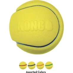 KONG Squeezz Tennis Double Assorted Dog Toy, Color Varies -Dog Supplies 250956 PT4. AC SS1800 V1631770854