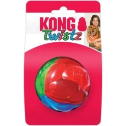 KONG Twistz Ball Dog Toy -Dog Supplies 250965 PT3. AC SS1800 V1631773032
