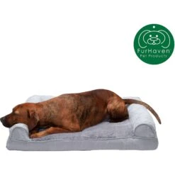 FurHaven Plush & Suede Full Support Orthopedic Sofa Dog & Cat Bed 14 FurHaven Plush & Suede Full Support Orthopedic Sofa Dog & Cat Bed -Dog Supplies 251847 PT3. AC SS1800 V1599852398