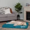 FurHaven Deluxe Oxford Full Support Dog & Cat Bed With Removable Cover