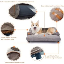 K1 Pet Design Wickman Sofa Pet Bed With Removable Cover 12 K1 Pet Design Wickman Sofa Pet Bed With Removable Cover -Dog Supplies 254151 PT3. AC SS1800 V1602720678