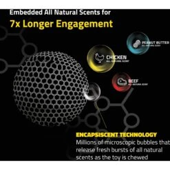 Playology Scented Squeaky Chew Ball Dog Toy 12 Playology Scented Squeaky Chew Ball Dog Toy -Dog Supplies 254272 PT3. AC SS1800 V1697754631