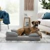 Brindle Orthopedic Bolster Dog & Cat Bed With Removable Cover -Dog Supplies 256164 MAIN. AC SS1800 V1602108974