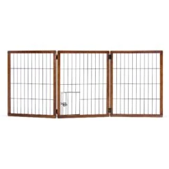 Carlson Pet Products 28-in Extra Tall Freestanding Dog Gate, Brown, Large 9 Carlson Pet Products 28-in Extra Tall Freestanding Dog Gate, Brown, Large -Dog Supplies 256336 PT2. AC SS1800 V1602315078