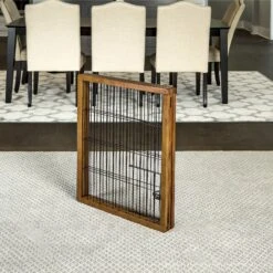 Carlson Pet Products 28-in Extra Tall Freestanding Dog Gate, Brown, Large 11 Carlson Pet Products 28-in Extra Tall Freestanding Dog Gate, Brown, Large -Dog Supplies 256336 PT4. AC SS1800 V1602329165