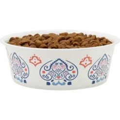 Frisco Bohemian Non-Skid Stainless Steel Dog & Cat Bowl -Dog Supplies 257195 PT2. AC SS1800 V1615311112