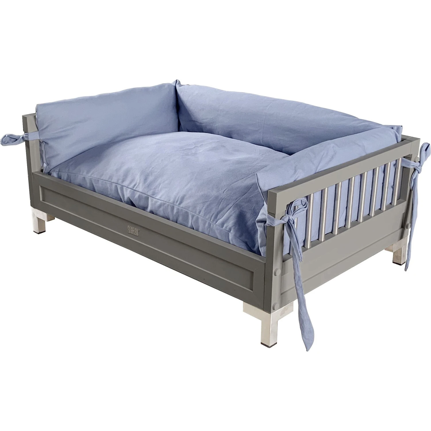 New Age Pet ECOFLEX Manhattan Raised Dog & Cat Bed With Cushion 5 New Age Pet ECOFLEX Manhattan Raised Dog & Cat Bed With Cushion - Image 3