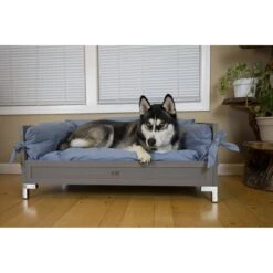 New Age Pet ECOFLEX Manhattan Raised Dog & Cat Bed With Cushion 17 New Age Pet ECOFLEX Manhattan Raised Dog & Cat Bed With Cushion -Dog Supplies 258197 PT7. AC SS1800 V1605225720
