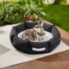 Frisco Indoor/Outdoor Deep Dish Cuddler Bolster Cat & Dog Bed -Dog Supplies 262150 MAIN. AC SS1800 V1619807932