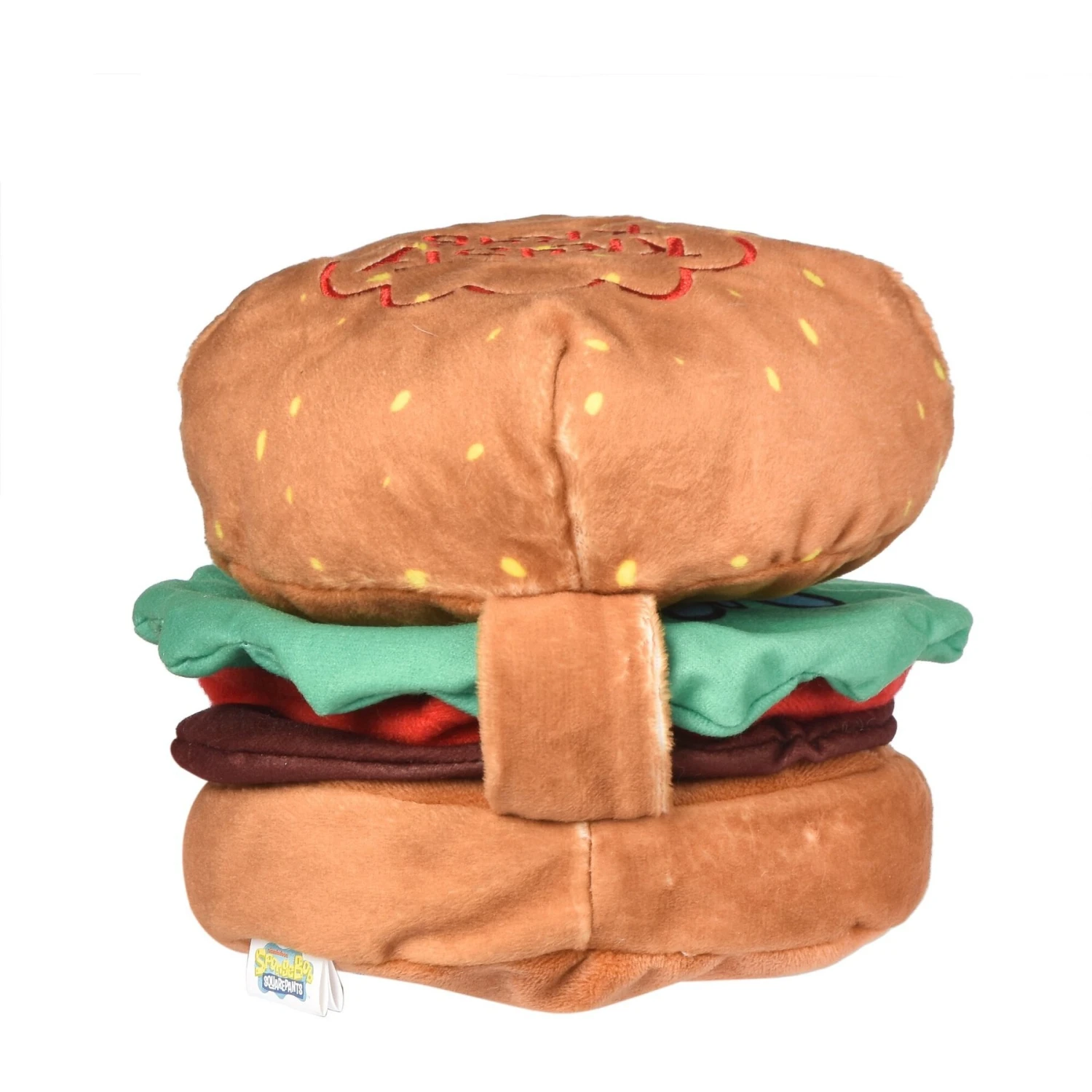 Fetch For Pets SpongeBob Krabby Patty Squeaky Plush Dog Toy 5 Fetch For Pets SpongeBob Krabby Patty Squeaky Plush Dog Toy - Image 3