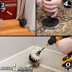 Drillbrush Power Scrubber 3-Piece Pet Hair Remover Brush Kit & Long Reach Extension, Soft Bristle Drill Brush 10 Drillbrush Power Scrubber 3-Piece Pet Hair Remover Brush Kit & Long Reach Extension, Soft Bristle Drill Brush -Dog Supplies 266437 PT1. AC SS1800 V1611704190