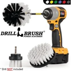 Drillbrush Power Scrubber 3-Piece Pet Hair Remover Brush Kit & Long Reach Extension, Soft Bristle Drill Brush 12 Drillbrush Power Scrubber 3-Piece Pet Hair Remover Brush Kit & Long Reach Extension, Soft Bristle Drill Brush -Dog Supplies 266437 PT3. AC SS1800 V1611702384