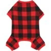 Frisco Dog & Cat Cozy Polar Fleece PJs, Red Plaid 2 Frisco Dog & Cat Cozy Polar Fleece PJs, Red Plaid -Dog Supplies 268510 MAIN. AC SS1800 V1637726888