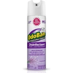 OdoBan Disinfectant Fabric & Air Freshener Lavender Spray, 14.6-oz Bottle