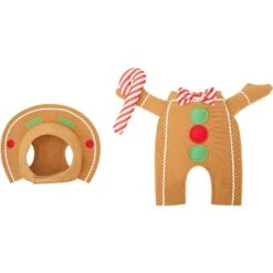 Frisco Front Walking Gingerbread Dog & Cat Costume -Dog Supplies 276156 PT4. AC SS1800 V1631569278