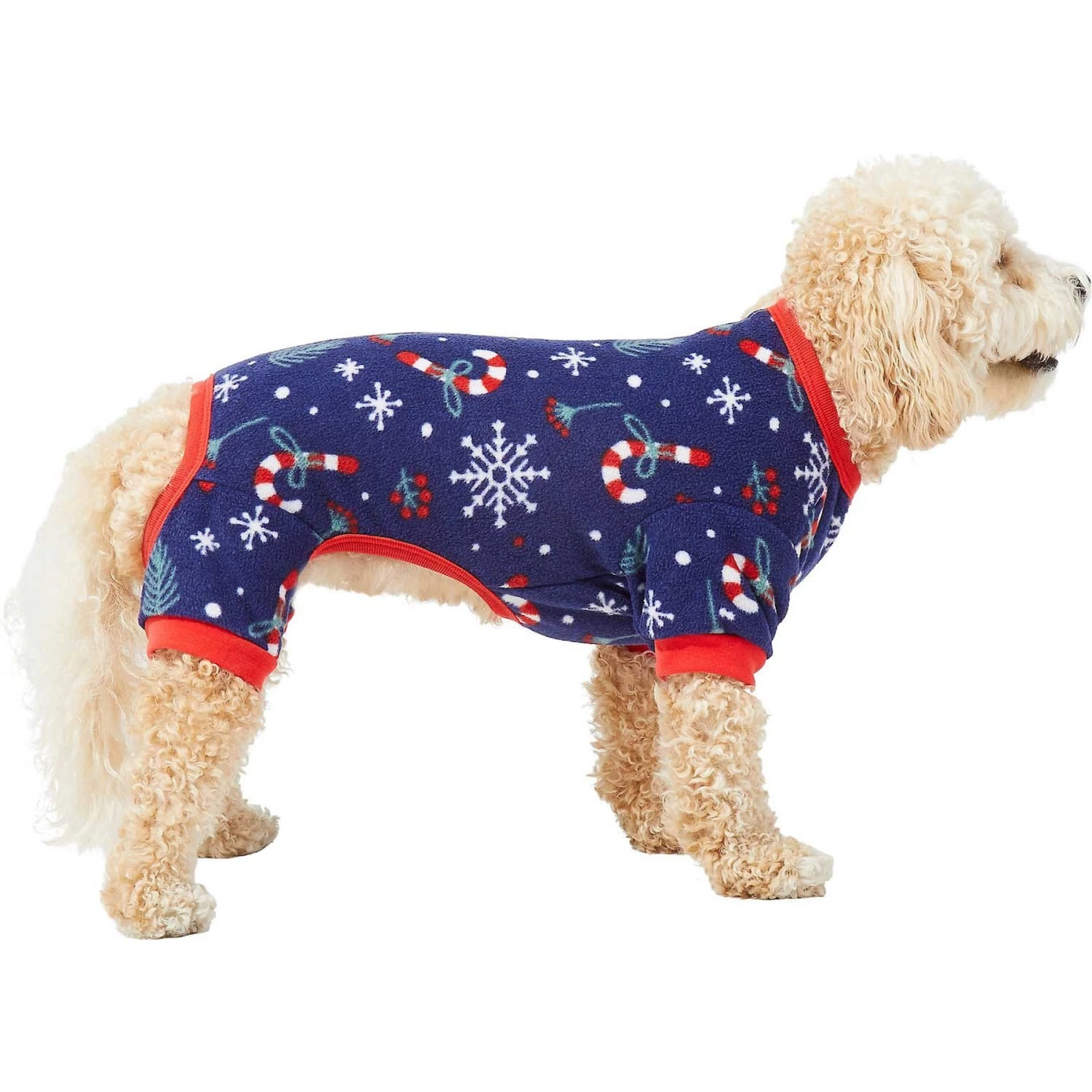 Frisco Snowy Nights Dog & Cat Cozy Polar Fleece PJs 6 Frisco Snowy Nights Dog & Cat Cozy Polar Fleece PJs - Image 4