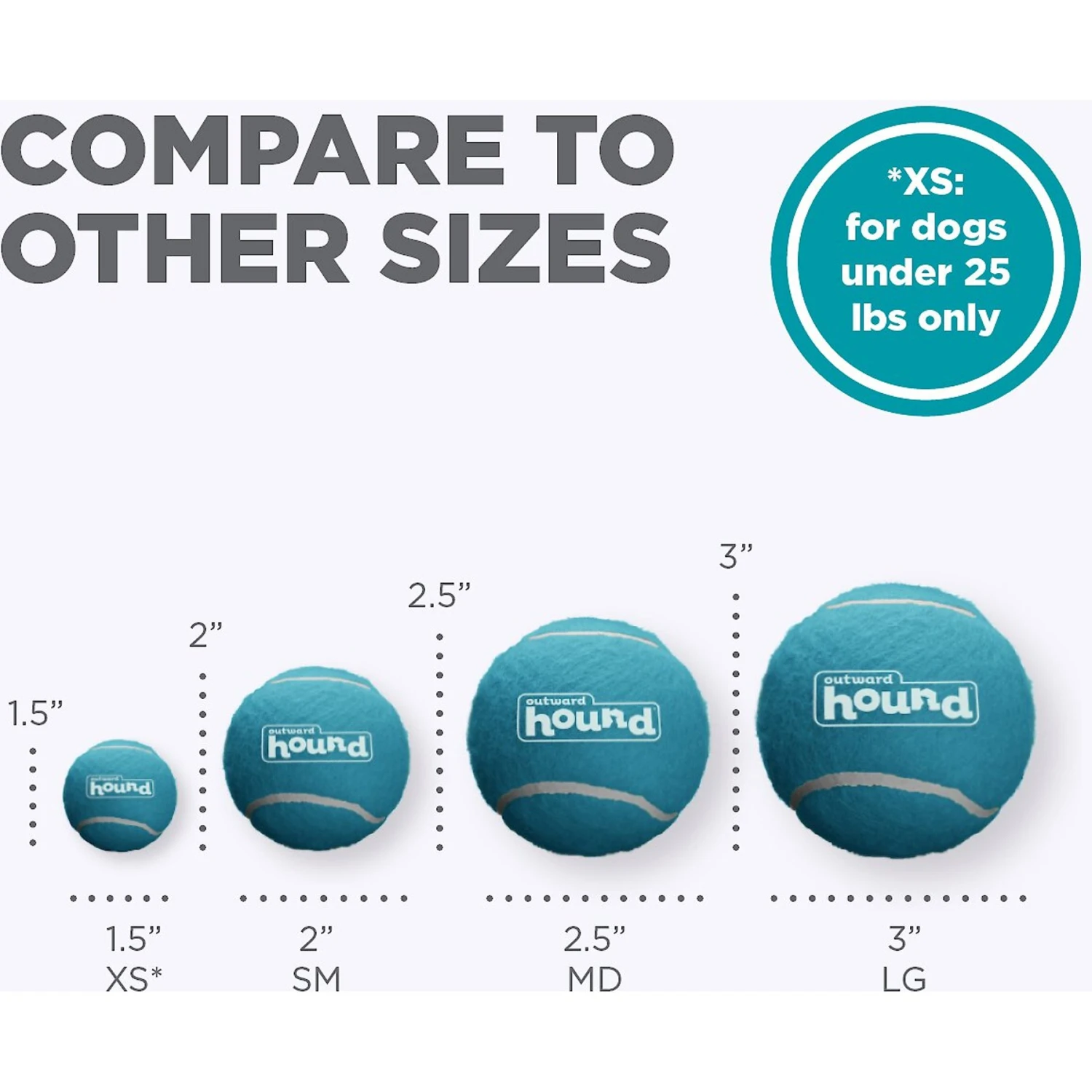 Outward Hound Squeaker Balls Large Dog Toys, 4 Count 7 Outward Hound Squeaker Balls Large Dog Toys, 4 Count - Image 5