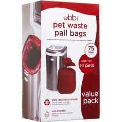 Ubbi® Ubbi Dog & Cat Waste Pail Bags, 75 Count