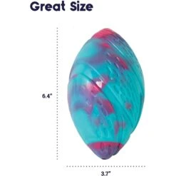 Petstages Grunt N Punt Football Dog Toy, Blue & Pink 13 Petstages Grunt N Punt Football Dog Toy, Blue & Pink -Dog Supplies 280174 PT4. AC SS1800 V1636521867