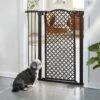Frisco Metal Pattern Extra Tall Auto-close Dog Gate -Dog Supplies 280288 MAIN. AC SS1800 V1627400491