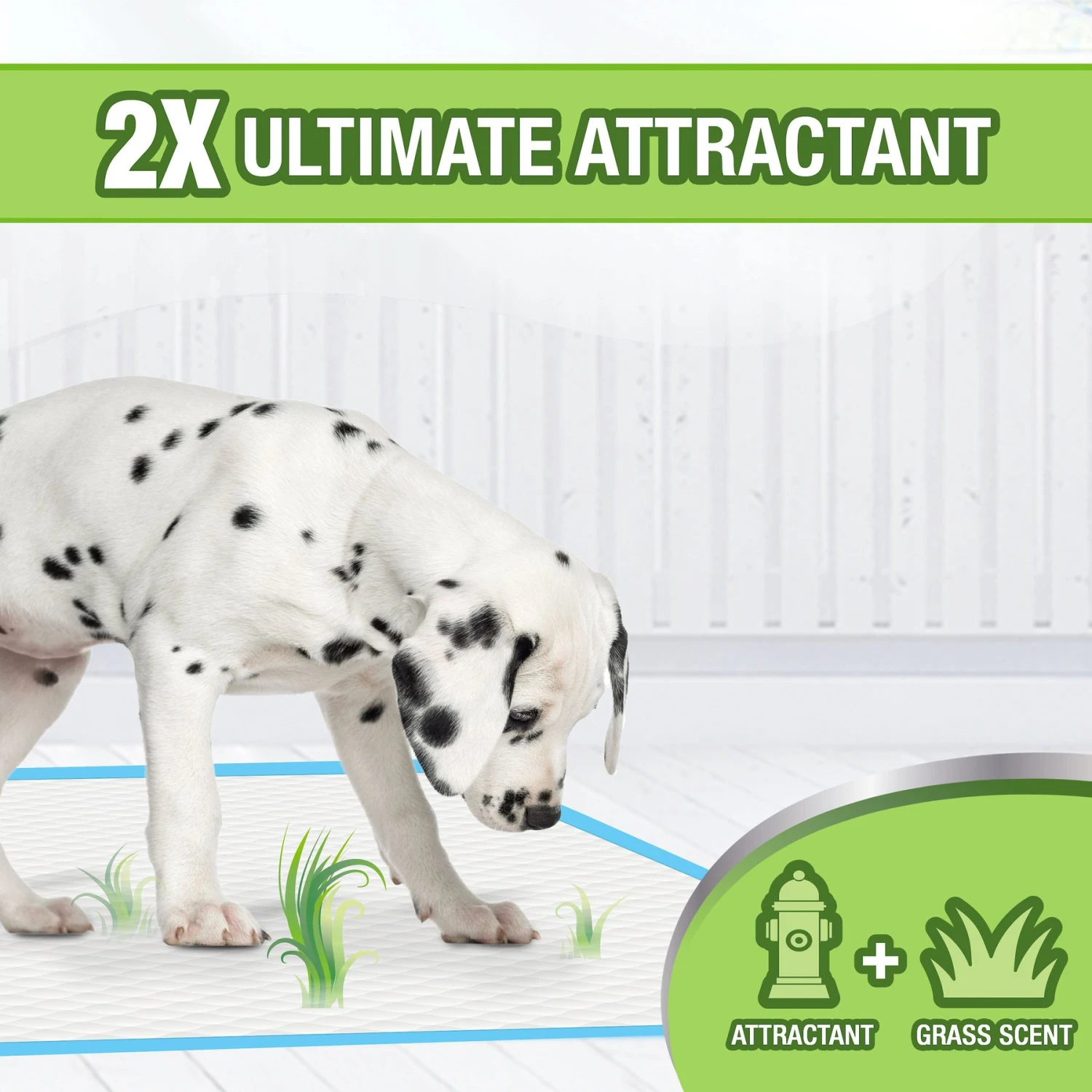 Four Paws Wee-Wee Ultimate Attractant Dog Pee Pads With Grass Scent 5 Four Paws Wee-Wee Ultimate Attractant Dog Pee Pads With Grass Scent - Image 3