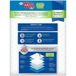 Four Paws Wee-Wee Ultimate Attractant Dog Pee Pads With Grass Scent 15 Four Paws Wee-Wee Ultimate Attractant Dog Pee Pads With Grass Scent -Dog Supplies 286422 PT5. AC SS1800 V1619819237