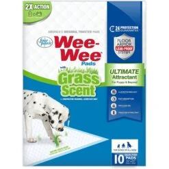 Four Paws Wee-Wee Ultimate Attractant Dog Pee Pads With Grass Scent 16 Four Paws Wee-Wee Ultimate Attractant Dog Pee Pads With Grass Scent -Dog Supplies 286422 PT6. AC SS1800 V1619819245