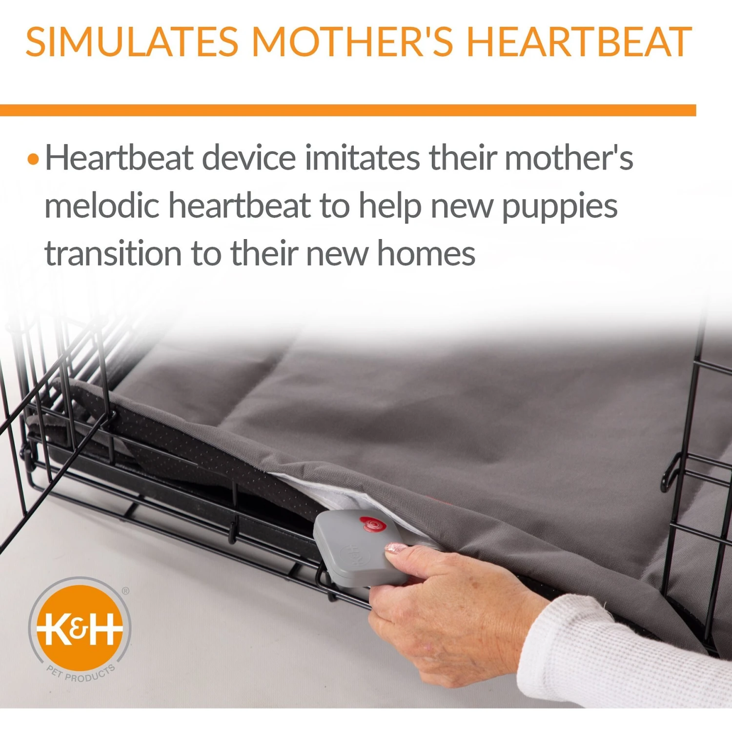 K&H Pet Products Mother's Heartbeat Puppy Crate Pad 5 K&H Pet Products Mother's Heartbeat Puppy Crate Pad - Image 3