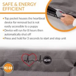 K&H Pet Products Mother's Heartbeat Puppy Crate Pad 14 K&H Pet Products Mother's Heartbeat Puppy Crate Pad -Dog Supplies 296527 PT3. AC SS1800 V1627950671