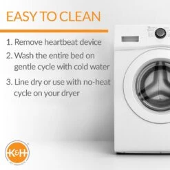 K&H Pet Products Mother's Heartbeat Puppy Crate Pad 16 K&H Pet Products Mother's Heartbeat Puppy Crate Pad -Dog Supplies 296527 PT5. AC SS1800 V1627943183