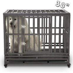 SMONTER Heavy Duty Strong Metal I Shape Dog Crate -Dog Supplies 300219 PT2. AC SS1800 V1622122942