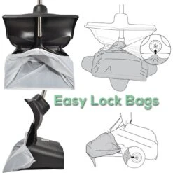 Hygena Scoop Odor Blocking Swivel Bin & Long Handle Rake Dog Poop Scooper 12 Hygena Scoop Odor Blocking Swivel Bin & Long Handle Rake Dog Poop Scooper -Dog Supplies 300994 PT3. AC SS1800 V1629753102